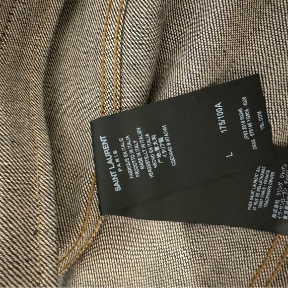 Saint Laurent Denim Jacket Indigo - Picture 8 of 8